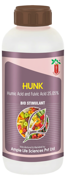 Hunk humic acid bio stimulant bottle